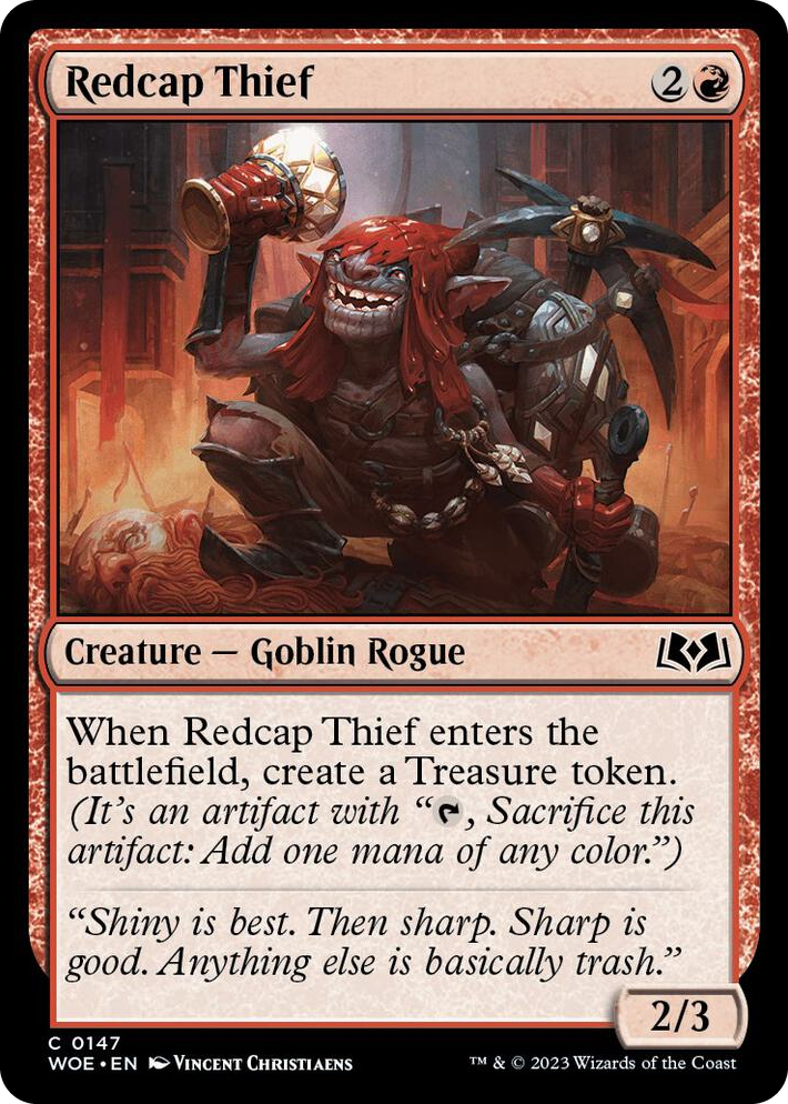 0147 Redcap Thief C Wilds of Eldraine