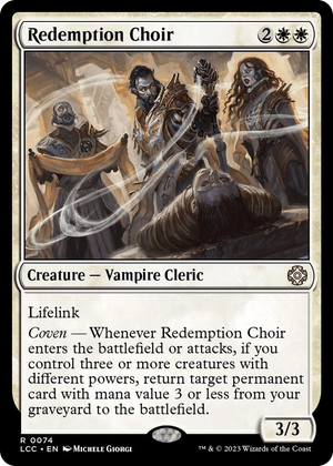 0074 Redemption Choir R Commander: The Lost Caverns of Ixalan