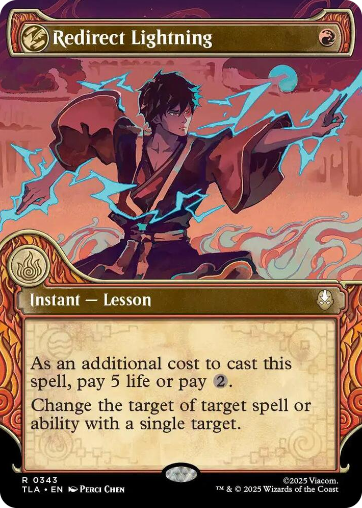 0343 Redirect Lightning (Showcase) R The Last Airbender