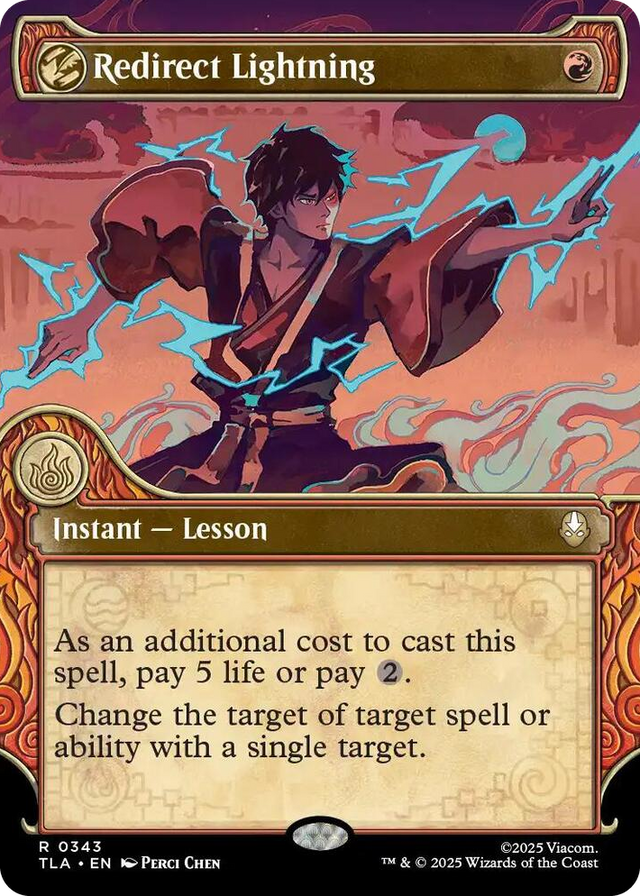 0343 Redirect Lightning (Showcase) R The Last Airbender