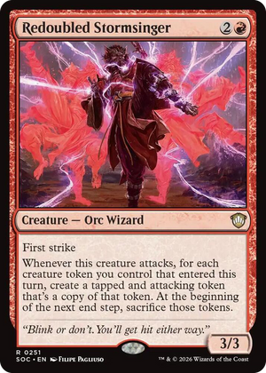 0251 Redoubled Stormsinger R Commander: Secrets of Strixhaven