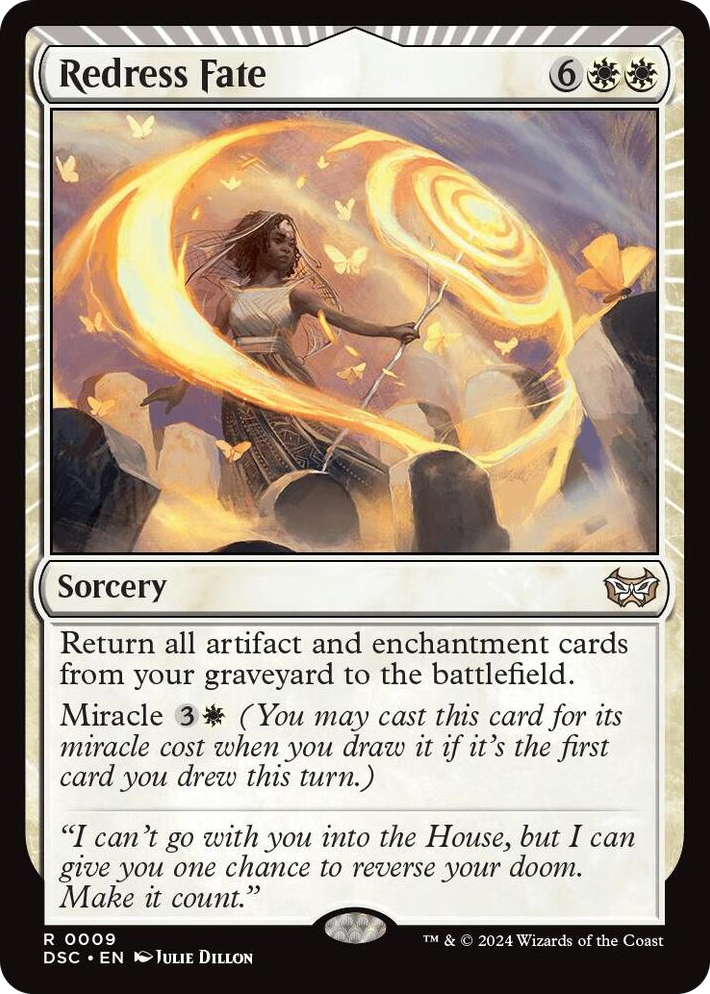 0009 Redress Fate R Commander: Duskmourn: House of Horror