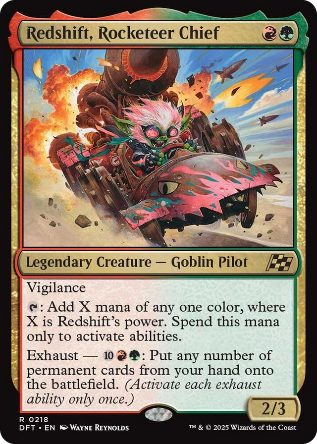 0218 Redshift, Rocketeer Chief R Aetherdrift