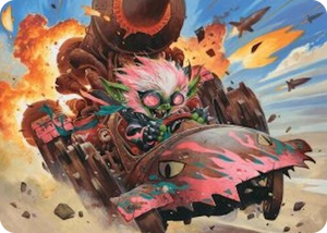 0013 Redshift, Rocketeer Chief Art Card S Art Series: Aetherdrift