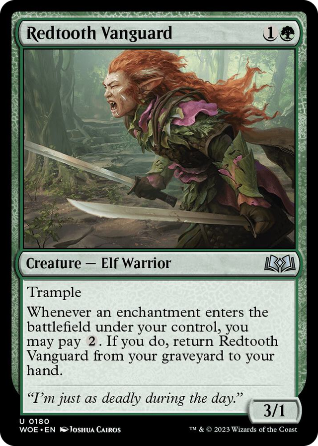 0180 Redtooth Vanguard U Wilds of Eldraine