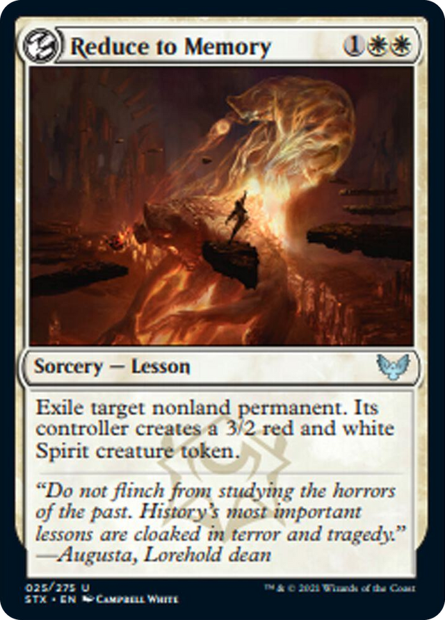0025 Reduce to Memory U Strixhaven: School of Mages