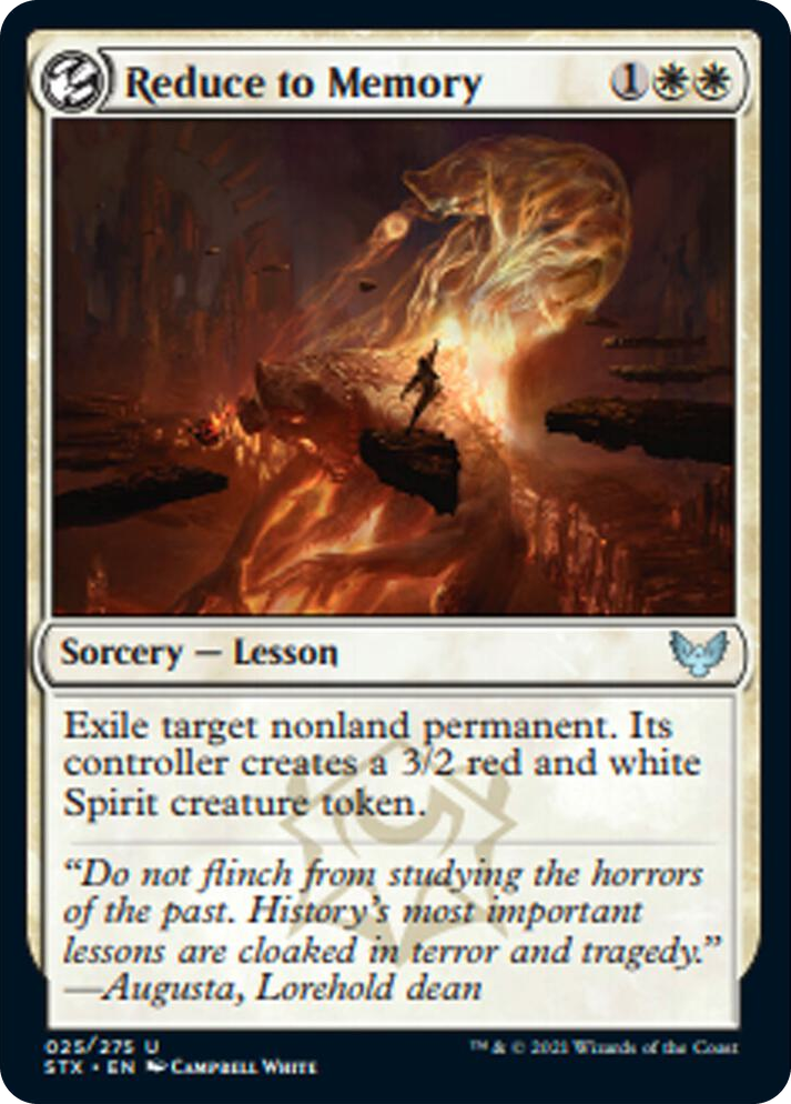 0025 Reduce to Memory U Strixhaven: School of Mages