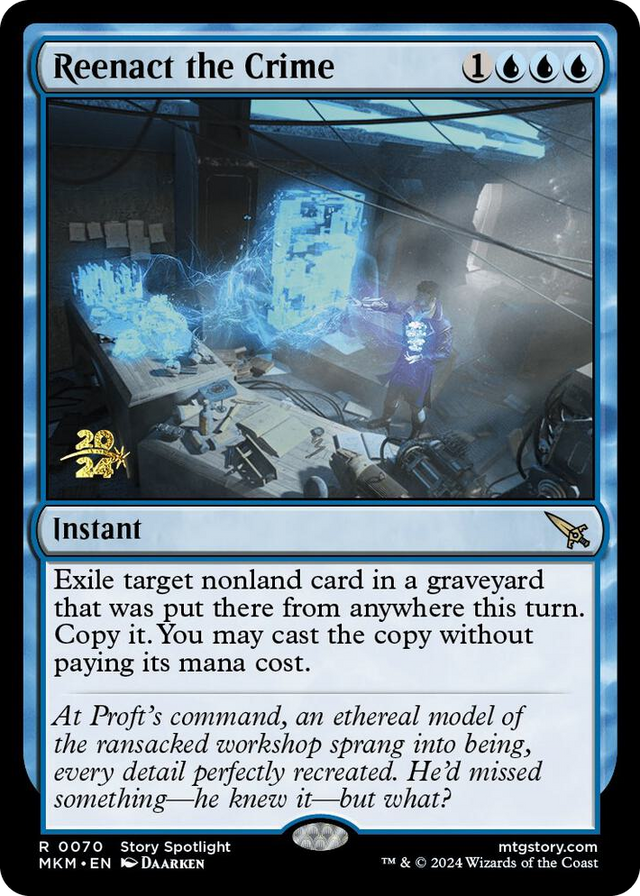 0070 Reenact the Crime R Prerelease Cards