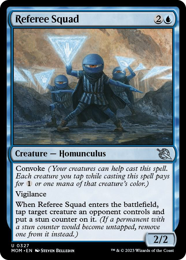 Referee Squad #327 U - March of the Machine Pokemon card
