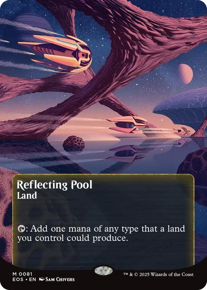 Reflecting Pool (0081) (Borderless) #81 M - Edge of Eternities: Stellar Sights Pokemon card