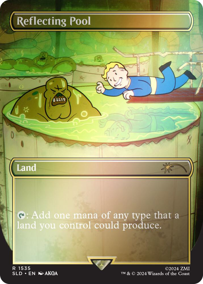 1535 Reflecting Pool (Rainbow Foil) R Secret Lair Drop Series