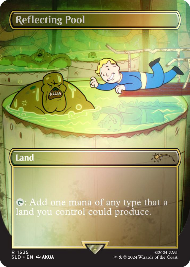 1535 Reflecting Pool (Rainbow Foil) R Secret Lair Drop Series