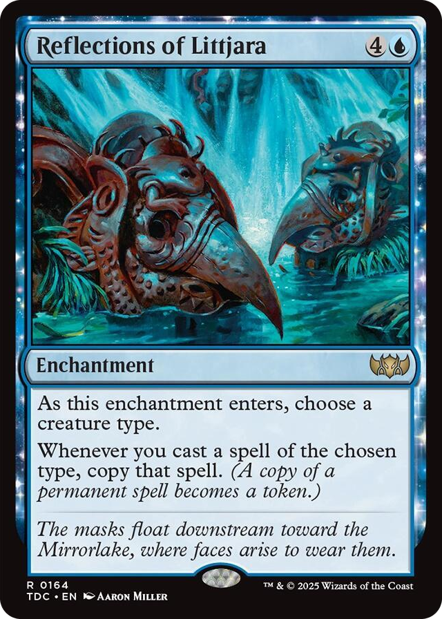 0164 Reflections of Littjara R Commander: Tarkir: Dragonstorm