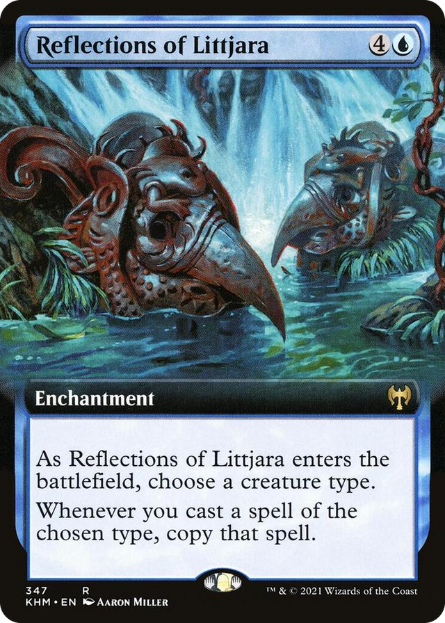 0347 Reflections of Littjara (Extended Art) R Kaldheim