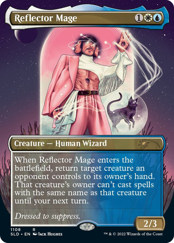 1108 Reflector Mage (Borderless) R Secret Lair Drop Series