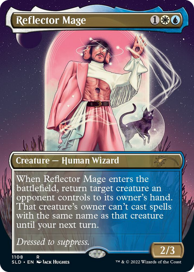 1108 Reflector Mage (Borderless) R Secret Lair Drop Series