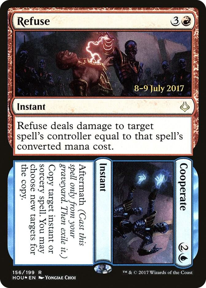 0156 Refuse // Cooperate R Prerelease Cards