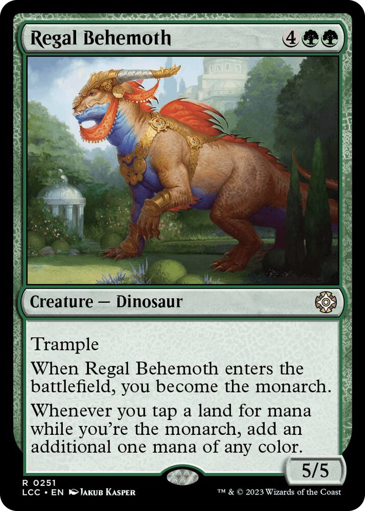 0251 Regal Behemoth R Commander: The Lost Caverns of Ixalan