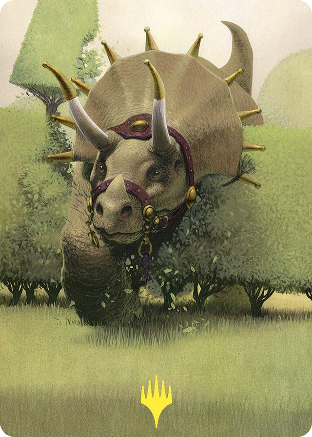 0043 Regal Behemoth Art Card (Gold-Stamped) S Art Series: Commander Masters