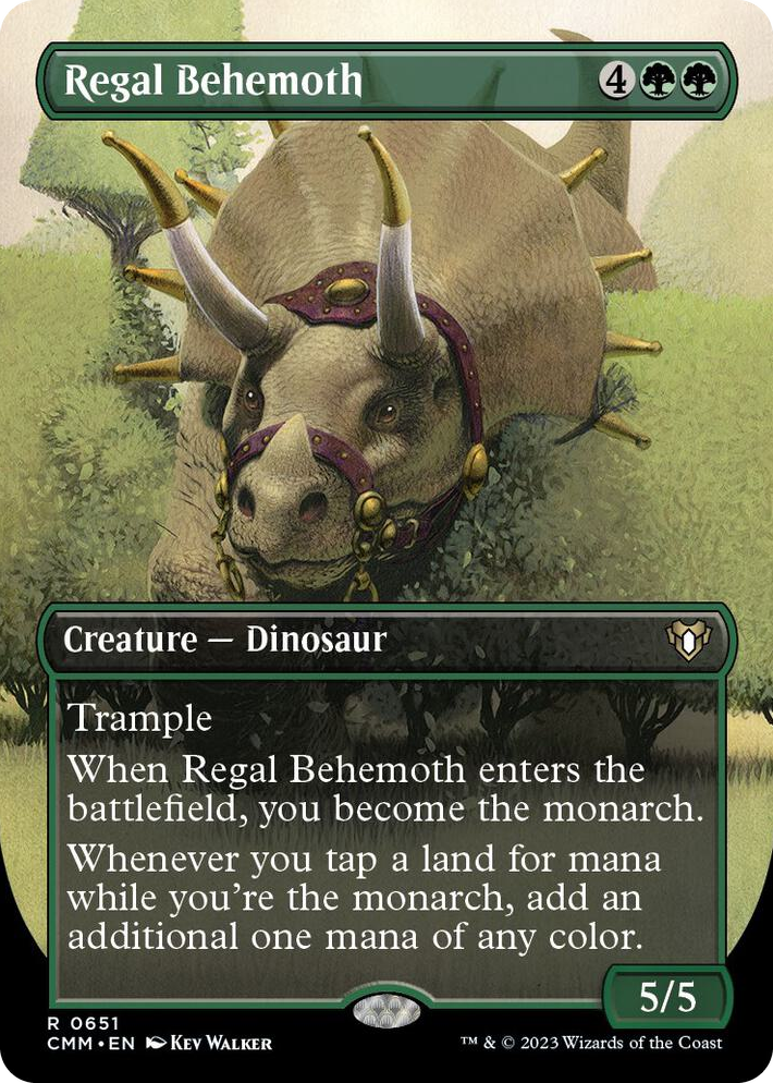 0651 Regal Behemoth (Borderless) R Commander Masters