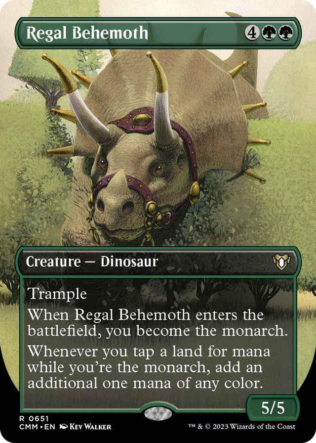 0651 Regal Behemoth (Borderless) R Commander Masters