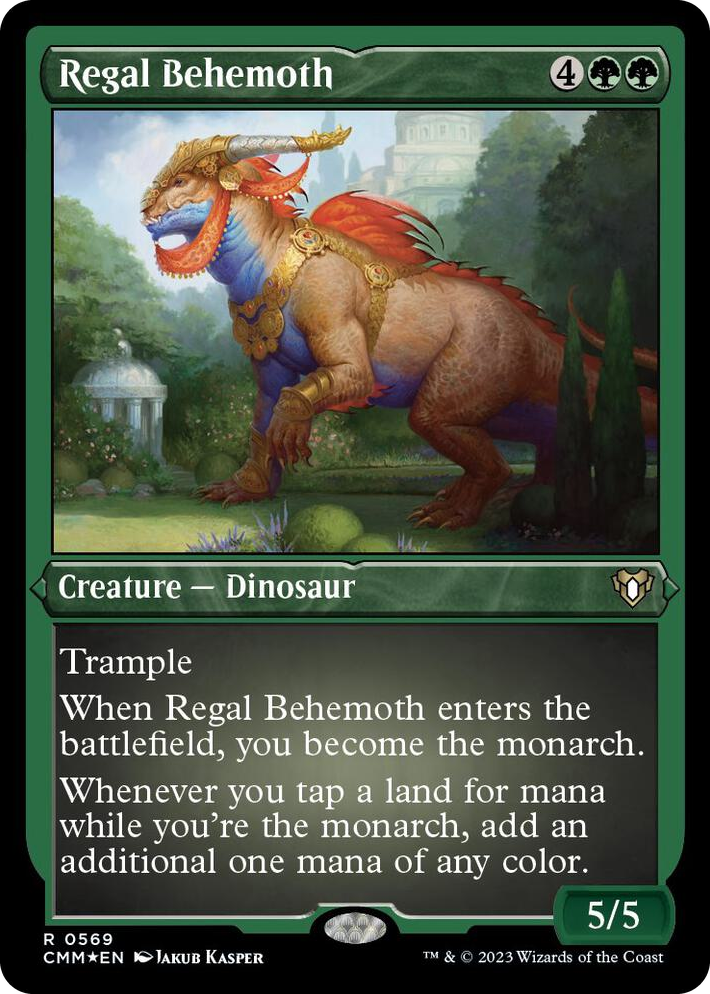 0569 Regal Behemoth (Foil Etched) R Commander Masters