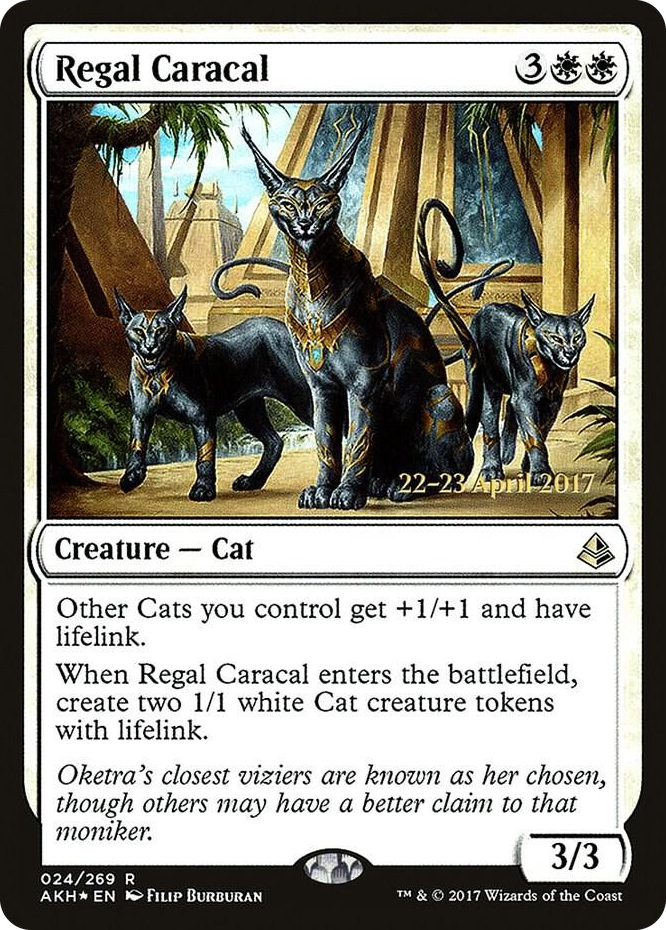 0024 Regal Caracal R Prerelease Cards