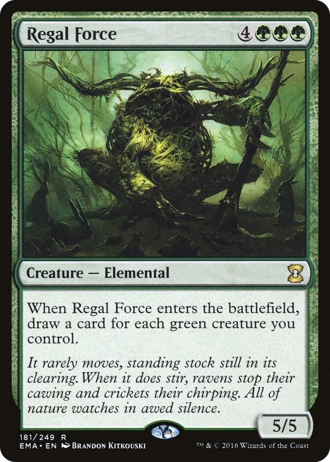 Regal Force #181 R - Eternal Masters Pokemon card