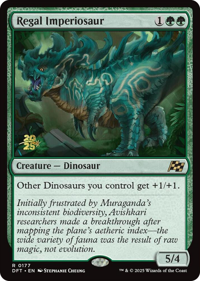 Regal Imperiosaur #177 R - Prerelease Cards Pokemon card