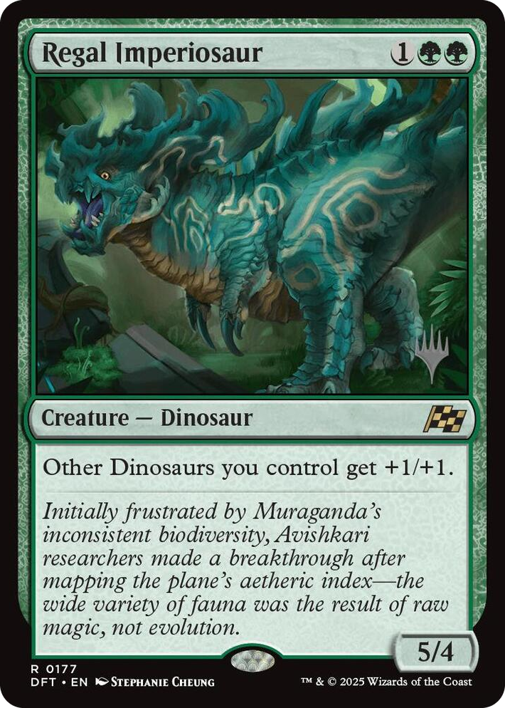0177 Regal Imperiosaur R Promo Pack: Aetherdrift