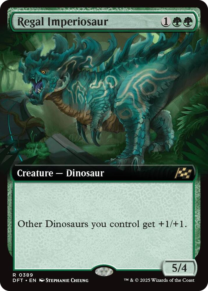 0389 Regal Imperiosaur (Extended Art) R Aetherdrift