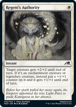 0032 Regent's Authority C Kamigawa: Neon Dynasty