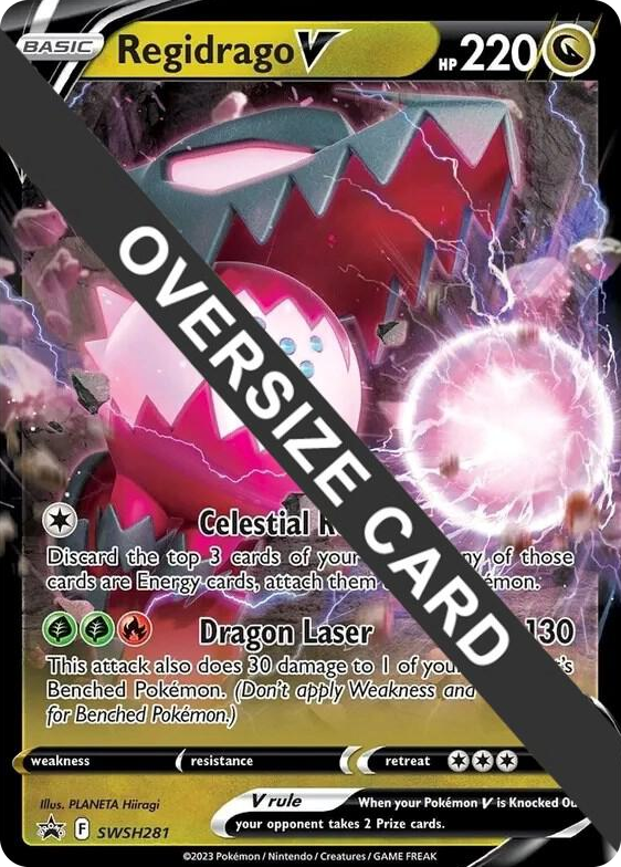 0281 Regidrago V - SWSH281 Promo Jumbo Cards