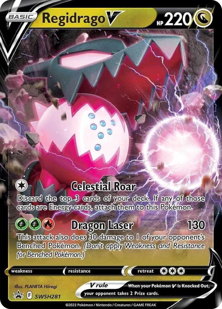0281 Regidrago V - SWSH281 Promo Sword & Shield Promo Cards