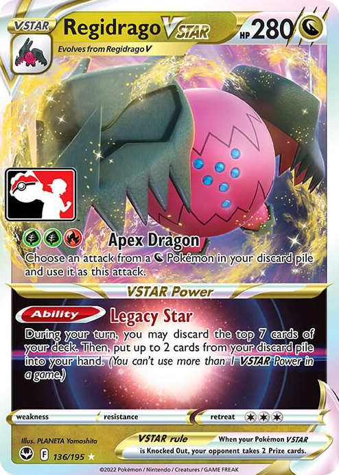0136 Regidrago VSTAR Ultra Rare Prize Pack Series Cards