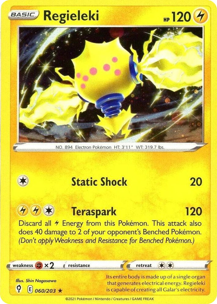0060 Regieleki - 060/203 (Cosmos Holo) Holo Rare Miscellaneous Cards & Products