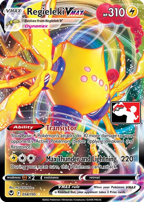 0058 Regieleki VMAX Ultra Rare Prize Pack Series Cards