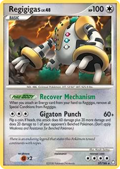 0037 Regigigas - 37/146 (DP Legends Awakened) Holo Rare Deck Exclusives