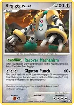 0037 Regigigas - 37/146 (DP Legends Awakened) Holo Rare Deck Exclusives