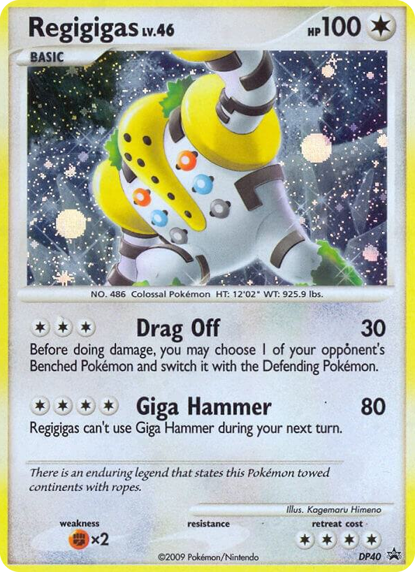 DP040 Regigigas - DP40 Promo Diamond and Pearl Promos