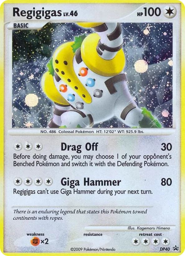 DP040 Regigigas - DP40 Promo Diamond and Pearl Promos