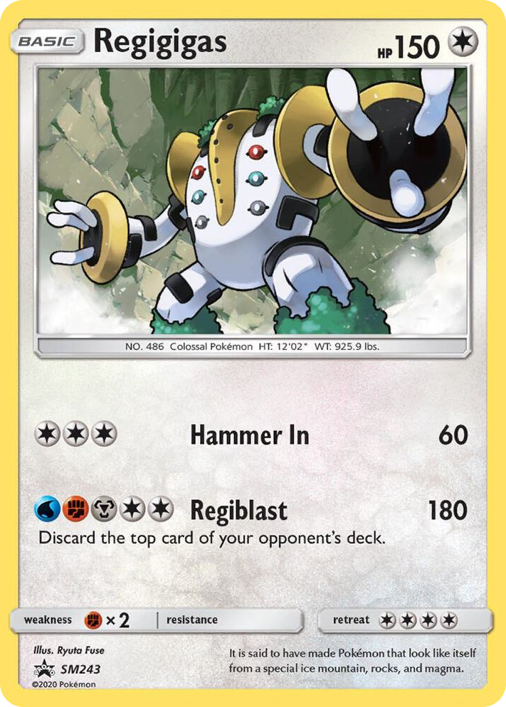 SM243 Regigigas - SM243 Promo SM Promos