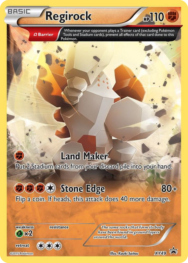 XY049 Regirock - XY49 Promo XY Promos