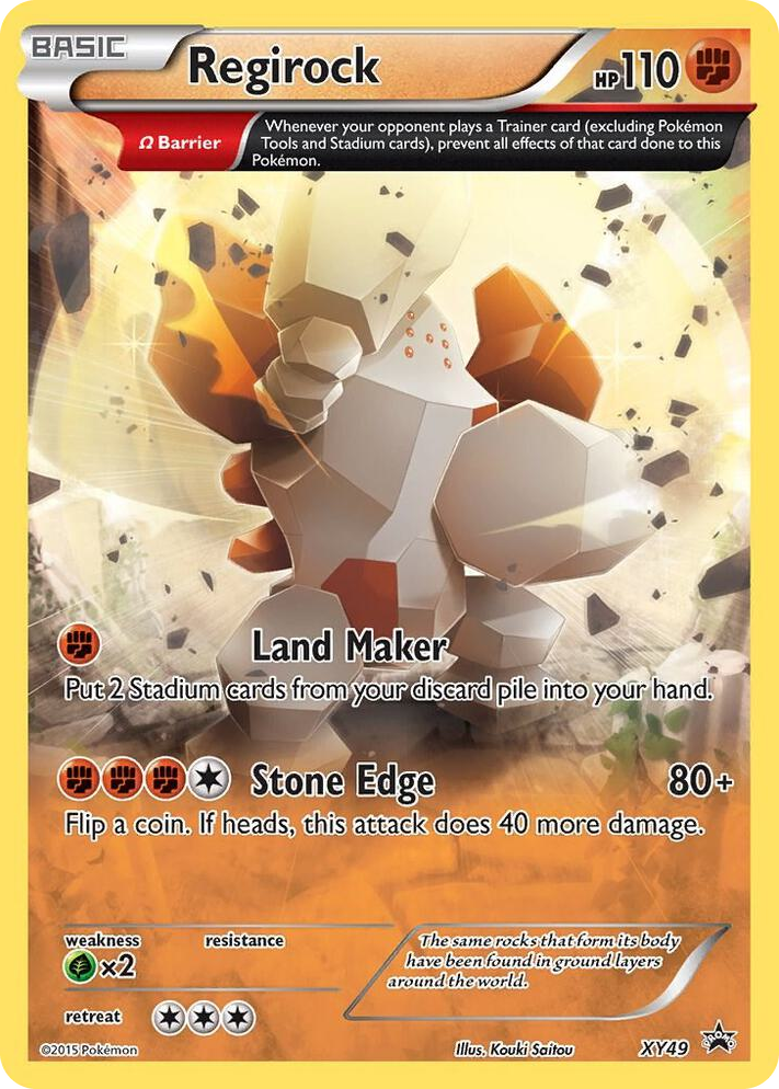 XY049 Regirock - XY49 Promo XY Promos