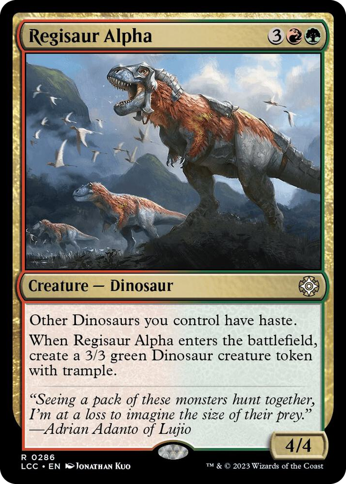 0286 Regisaur Alpha R Commander: The Lost Caverns of Ixalan