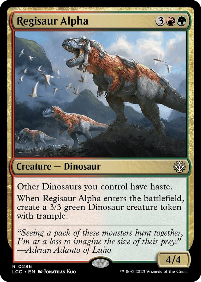 0286 Regisaur Alpha R Commander: The Lost Caverns of Ixalan