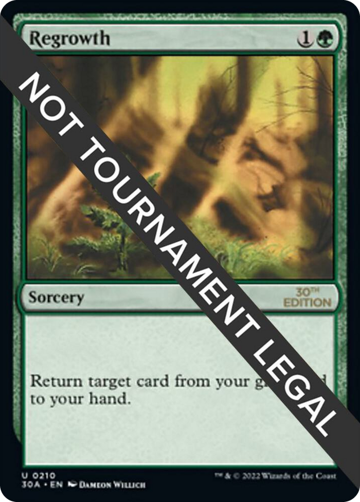 Regrowth #210 U - 30th Anniversary Edition Pokemon card