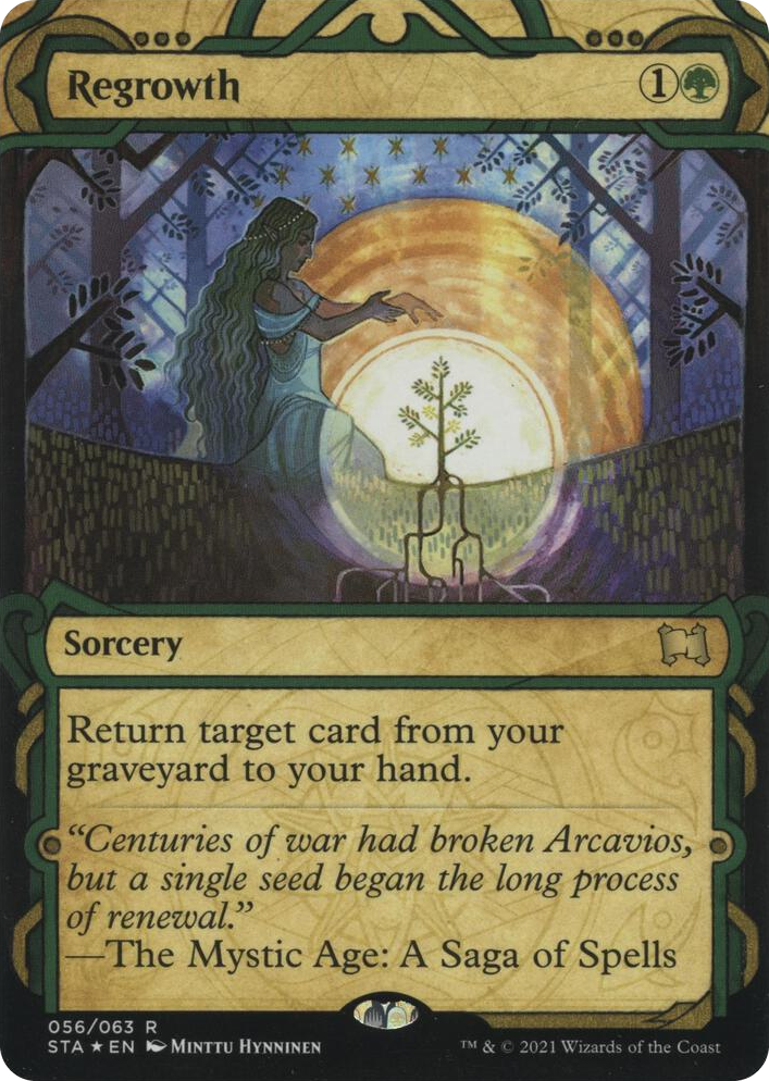 0056 Regrowth (Foil Etched) R Strixhaven: Mystical Archive