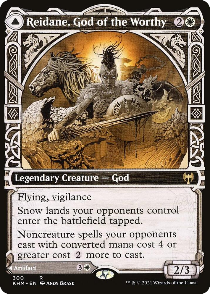 0300 Reidane, God of the Worthy (Showcase) R Kaldheim