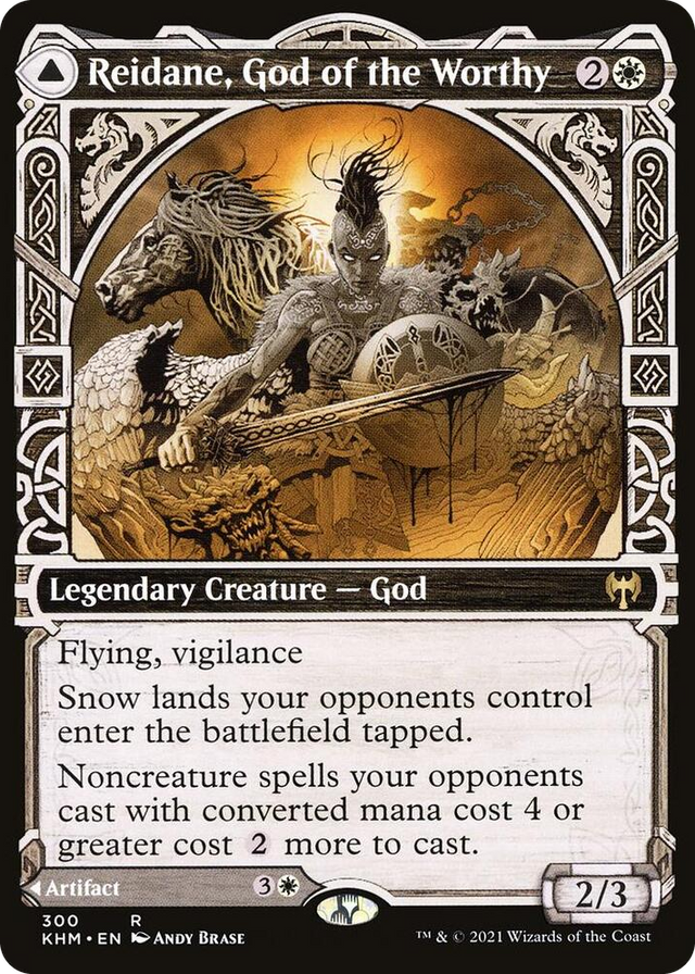 0300 Reidane, God of the Worthy (Showcase) R Kaldheim